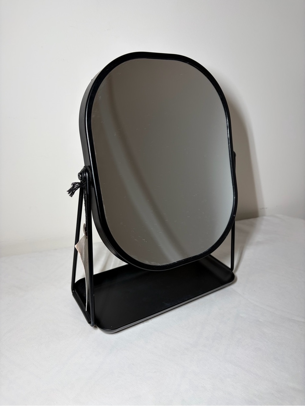 Hearth & Hand Black Oval Freestanding Vanity Mirror